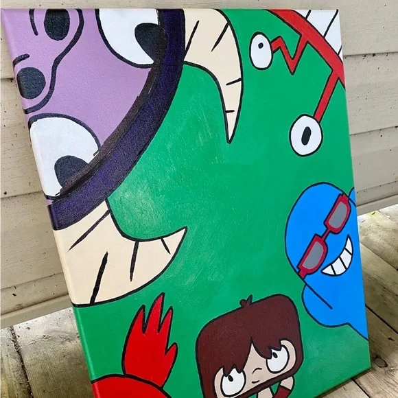 Foster Home for Imaginary Friends Homemade Wall Art Painting Anime Decor Poster
